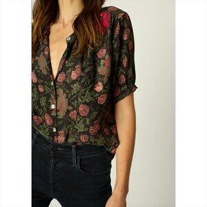 NWT: Natalie Martin silk Violet Top